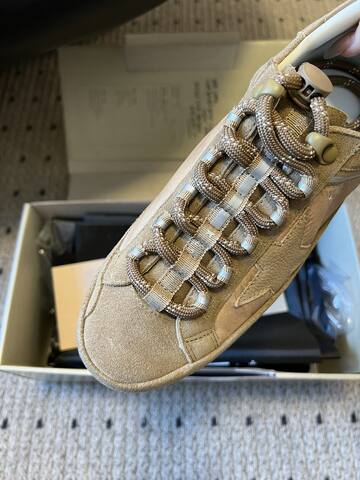 Golden Goose GGDB GGD Golden Goose Beige Light Brown White Sneaker (BS-87467)