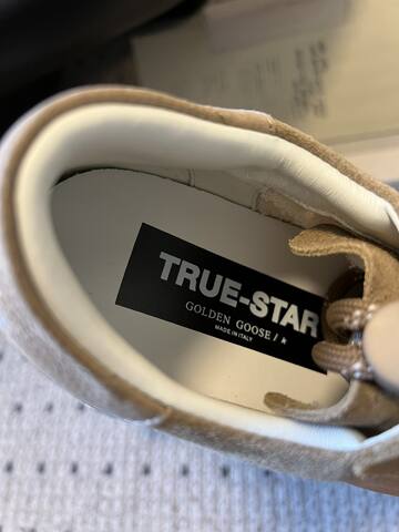 Golden Goose GGDB GGD Golden Goose Beige Light Brown White Sneaker (BS-87467)