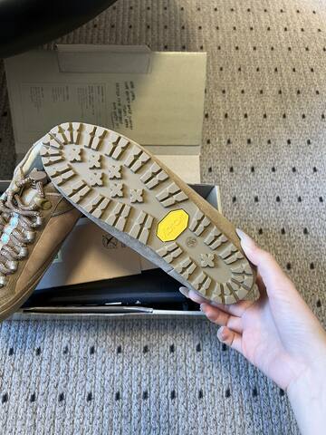 Golden Goose GGDB GGD Golden Goose Beige Light Brown White Sneaker (BS-87467)