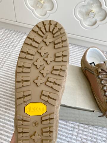 Golden Goose Super Star Tan Light Pink White Brown Sneaker (BS-87410)