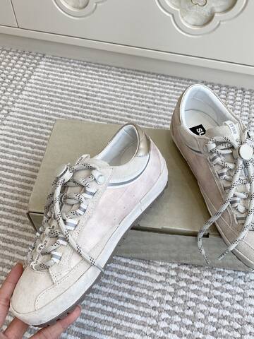 Golden Goose Super Star Light Pink Silver Off White Brown Sneaker (BS-87409)
