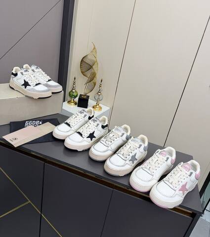 Golden Goose Forty2 White Grey Cream Sneaker (BS-87367)