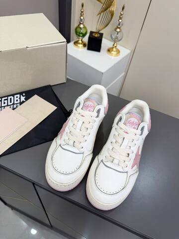 Golden Goose Forty2 White Pink Grey Off White Skate Shoe (BS-87370)