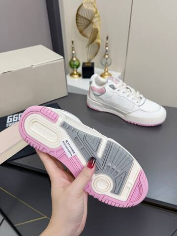 Golden Goose Forty2 White Pink Grey Off White Skate Shoe (BS-87370)
