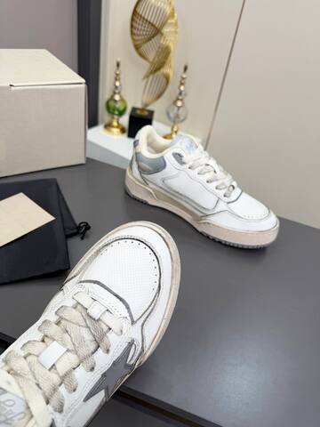 Golden Goose Forty2 White Grey Cream Sneaker (BS-87367)