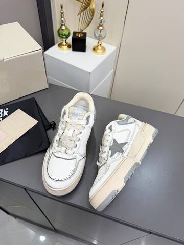 Golden Goose Forty2 White Grey Cream Sneaker (BS-87367)