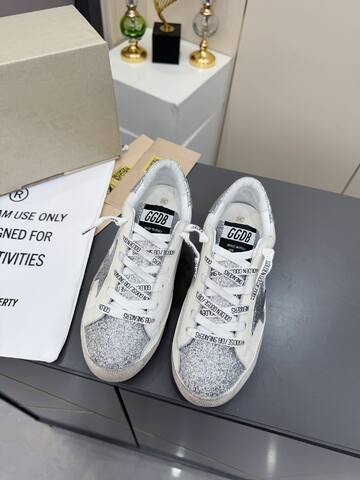 Golden Goose Superstar White Silver Off White Sneaker (BS-87384)