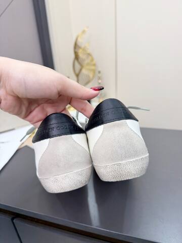 Golden Goose Superstar White Grey Black Skate Shoe (BS-87383)