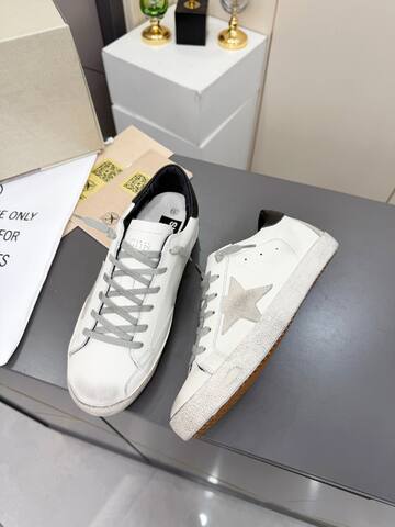 Golden Goose Superstar White Grey Black Skate Shoe (BS-87383)