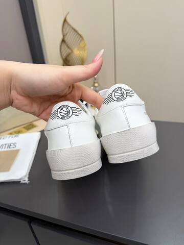 Golden Goose Stardan All White Skate Shoe (BS-87377)