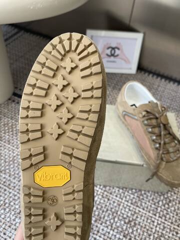 Golden Goose GGDB Golden Goose New Khaki Light Brown Silver White Sneaker (BS-87449)