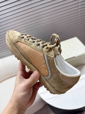 Golden Goose Super Star Khaki Tan White Grey Sneaker (BS-87396)