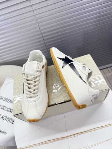 Golden Goose Running Marathon White Black Gum Sneaker (BS-87400)
