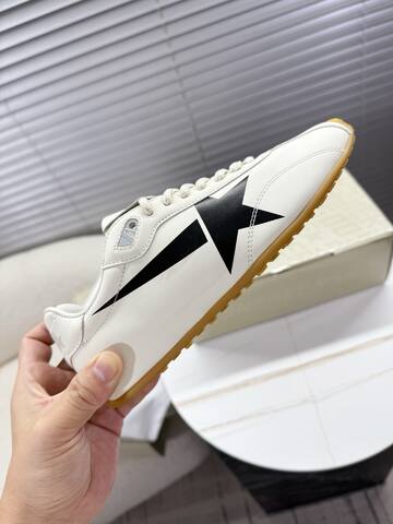 Golden Goose Running Marathon White Black Gum Sneaker (BS-87400)