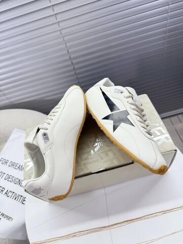 Golden Goose Running Marathon White Black Gum Sneaker (BS-87400)