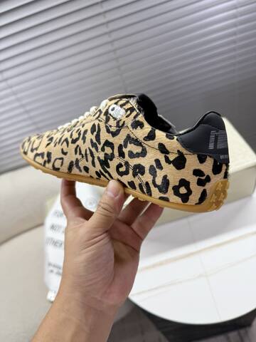 Golden Goose Running Marathon Beige Black Gum White Sneaker (BS-87398)