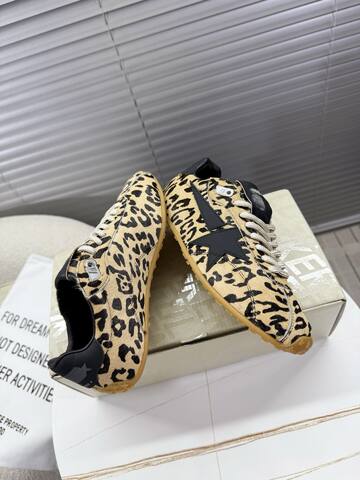 Golden Goose Running Marathon Beige Black Gum White Sneaker (BS-87398)