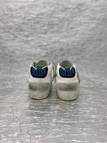 Golden Goose Mid Star White Light Grey Off White Black Blue Skate Shoe (BS-87513)