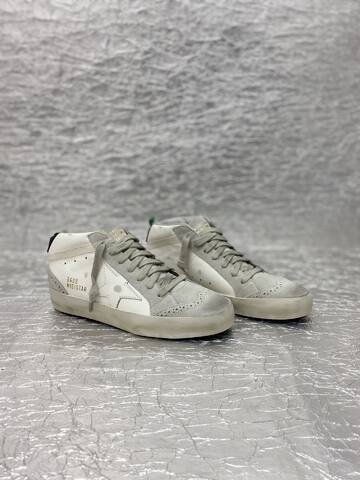 Golden Goose Mid Star White Light Grey Off White Black Blue Skate Shoe (BS-87513)