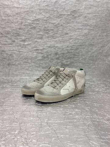 Golden Goose Mid Star White Light Grey Off White Black Blue Skate Shoe (BS-87513)