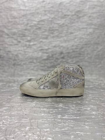 Golden Goose Midstar Silver Off White Beige Sneaker (BS-87509)