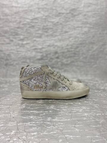 Golden Goose Midstar Silver Off White Beige Sneaker (BS-87509)