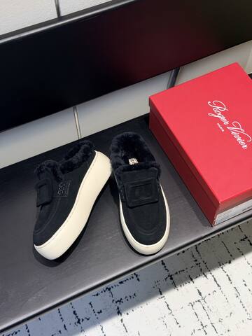 Roger Vivier NewViv Black White Sneaker (BS-87422)