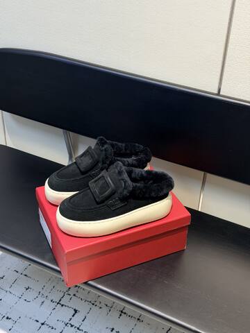 Roger Vivier NewViv Black White Sneaker (BS-87422)