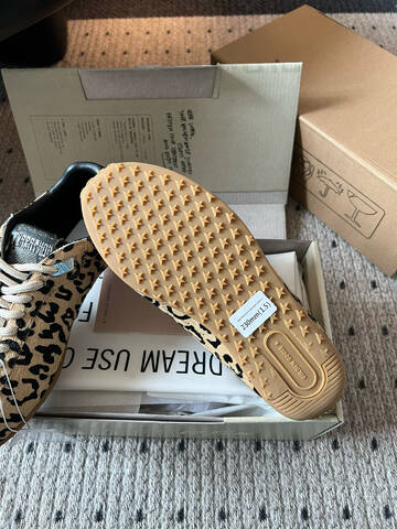 Golden Goose Marathon Beige Black Brown Leopard Sneaker (BS-87488)