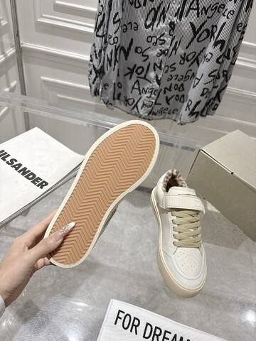 Golden Goose GGDBNew Golden Goose Deluxe Brand SNERKERS GGDB Off White Beige Leopard Skate Shoe (BS-87408)