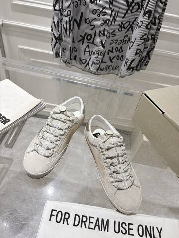 Golden Goose Stardan Beige Silver White Sneaker (BS-87406)