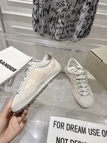 Golden Goose Stardan Beige Silver White Sneaker (BS-87406)