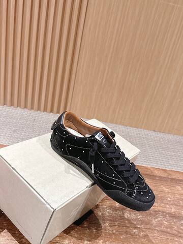 Golden Goose True Star Black Silver Brown White Sneaker (BS-87405)