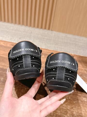 Golden Goose True Star Black Silver Brown White Sneaker (BS-87405)