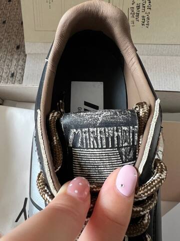 Golden Goose Marathon Black Silver Brown Gum Sneaker (BS-87391)