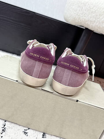 Golden Goose Super Star Purple Mauve Off White Silver EU 37 Skate Shoe - Women's (BS-87389)