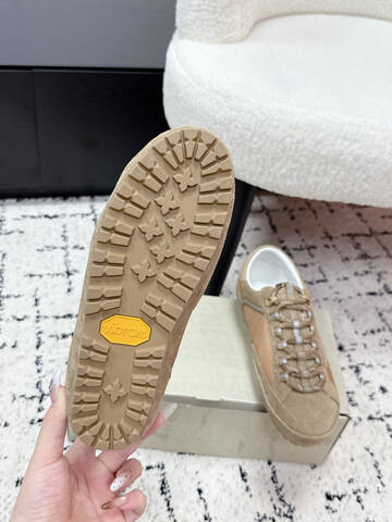 Golden Goose GGDB Star Beige Light Brown White Silver Sneaker (BS-87416)