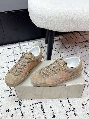 Golden Goose GGDB Star Beige Light Brown White Silver Sneaker (BS-87416)