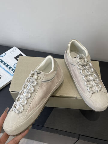 Golden Goose Super Star Beige Silver Light Brown Sneaker (BS-87500)