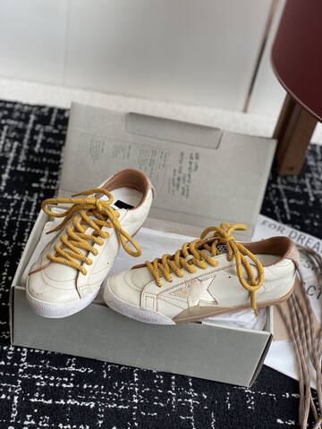 Golden Goose Truestar Off White Yellow Brown Beige Sneaker (BS-87424)
