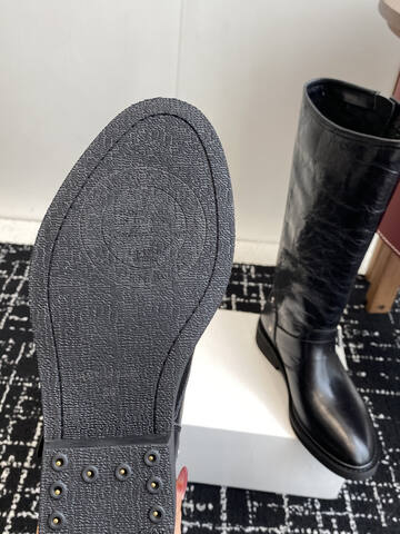 Golden Goose GGDB GOLDEN GOOSE 2025 New Black Silver Boot (BS-87427)