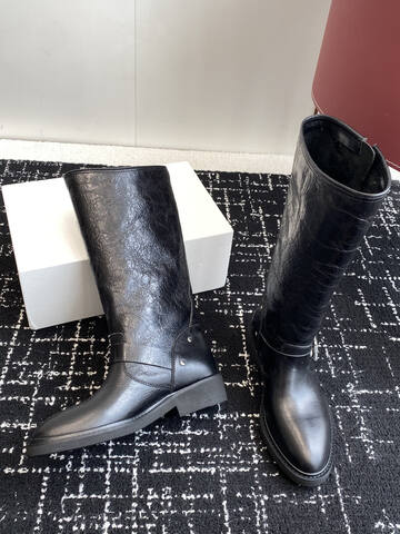 Golden Goose GGDB GOLDEN GOOSE 2025 New Black Silver Boot (BS-87427)