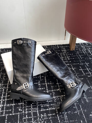 Golden Goose GGDB GOLDEN GOOSE 2025 New Black Silver Boot (BS-87427)