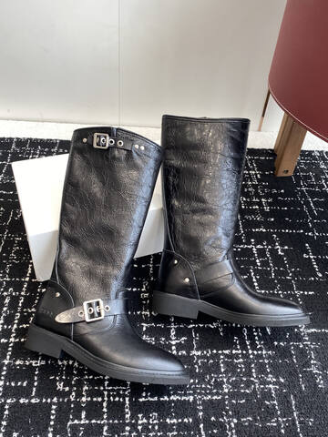 Golden Goose GGDB GOLDEN GOOSE 2025 New Black Silver Boot (BS-87427)