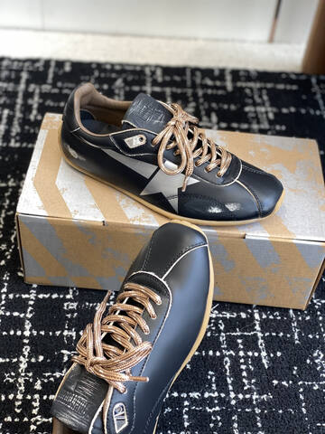 Golden Goose 25ss Black Silver Bronze Gum Sneaker (BS-87432)