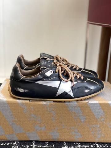 Golden Goose 25ss Black Silver Bronze Gum Sneaker (BS-87432)