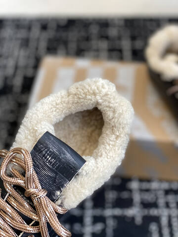 Golden Goose 25ss Shearling Lined Star Sneaker Black Silver Beige Bronze Gum (BS-87429)