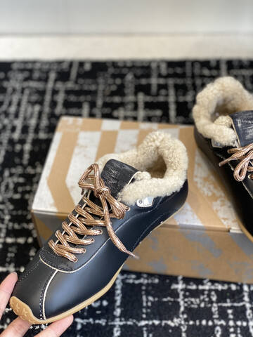Golden Goose 25ss Shearling Lined Star Sneaker Black Silver Beige Bronze Gum (BS-87429)