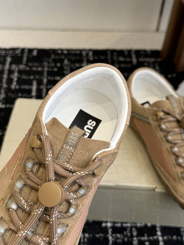 Golden Goose GGDB Star Tan Light Brown White Silver Sneaker (BS-87436)