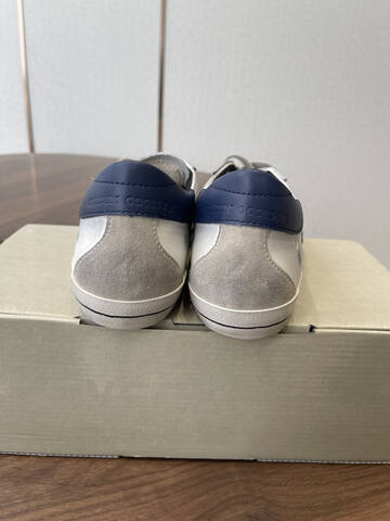 Golden Goose Superstar White Navy Blue Grey Skate Shoe (BS-87440)